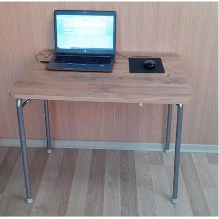 Depolife Pratik Katlanır Ayak Mutfak Yemek Masası Balkon Ders Çalışma Piknik Masası 60x90cm ceviz